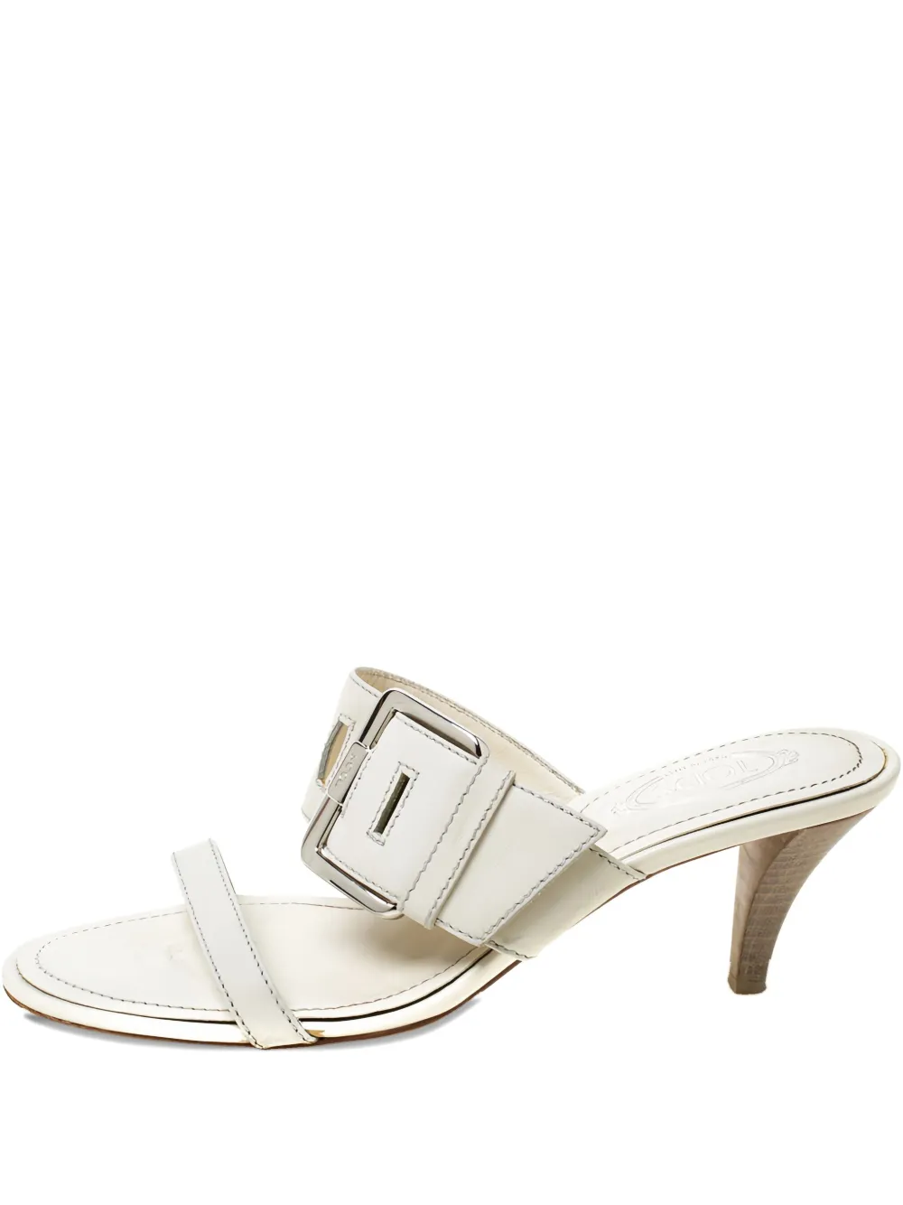 Tod's 2023 60mm buckle-embellished sandals - ホワイト Tod's 2023 60mm buckle-embellished sandals - ホワイト