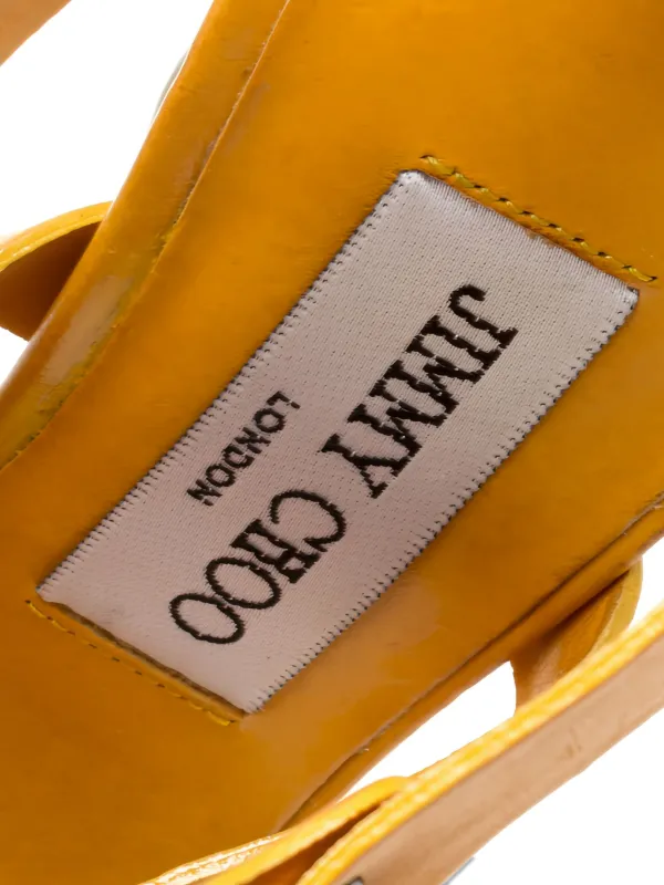 Jimmy Choo Pre-Owned スタッズ サンダル 125mm | イエロー | FARFETCH JP