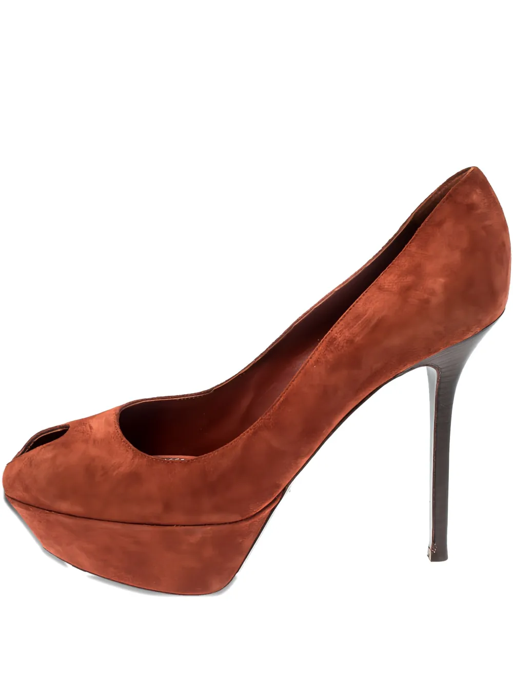 pre-owned 125mm Cachet platform pumps