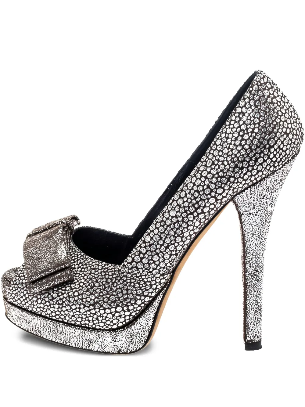 2023 140mm embellished bow pumps