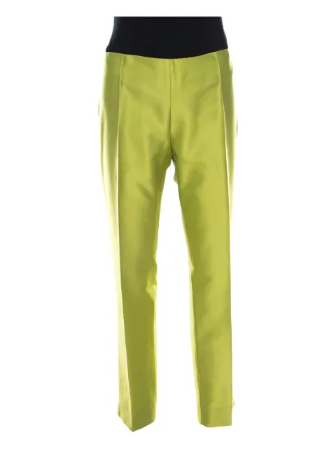 Moschino Pre-Owned pantalones con ribete en contraste