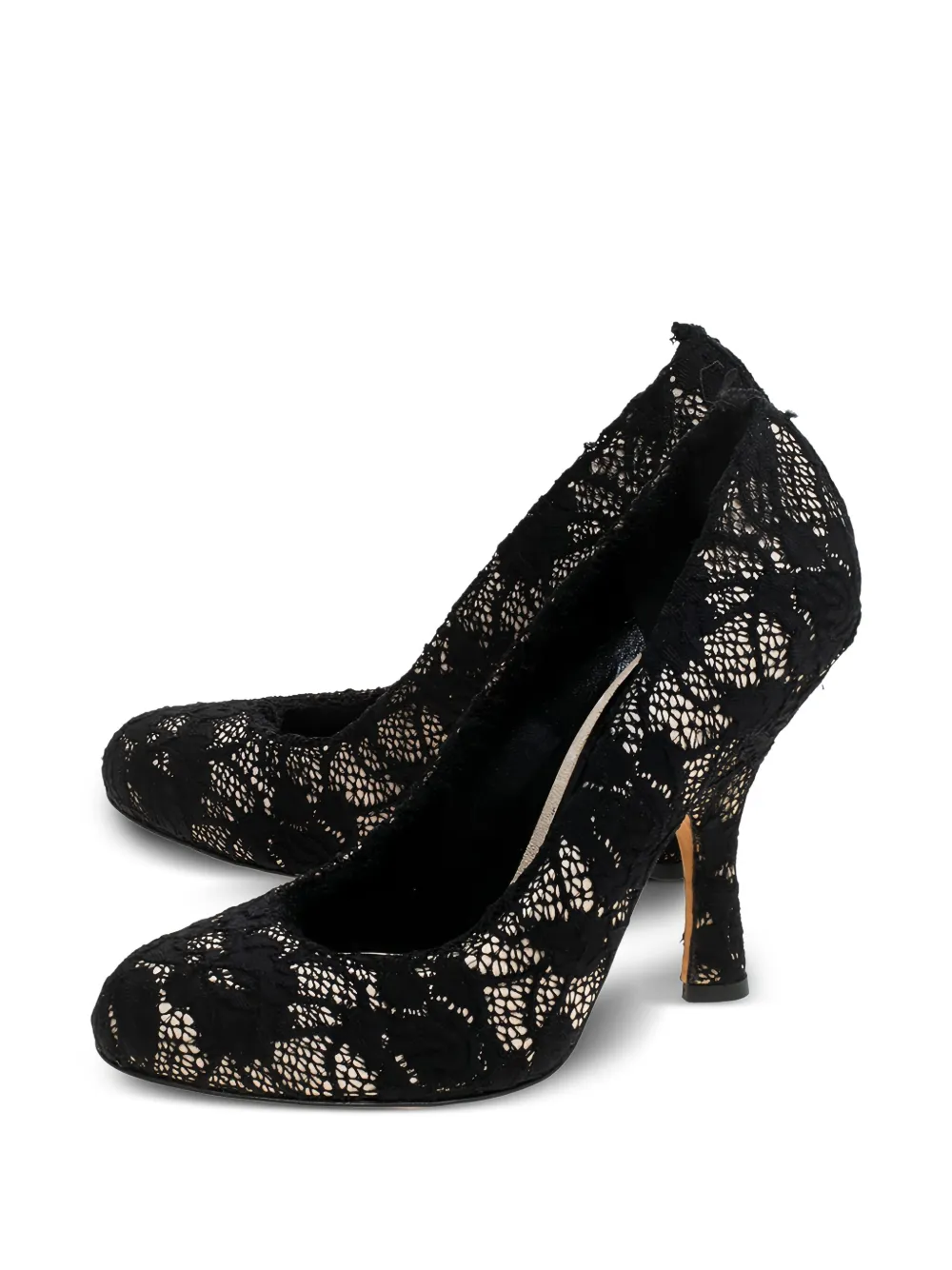 Dolce & Gabbana Pre-Owned 110mm lace-detailing heeled pumps | Image 2