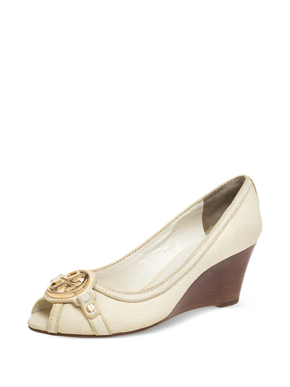 Tory Burch 65mm pumps met logoplakkaat - Wit