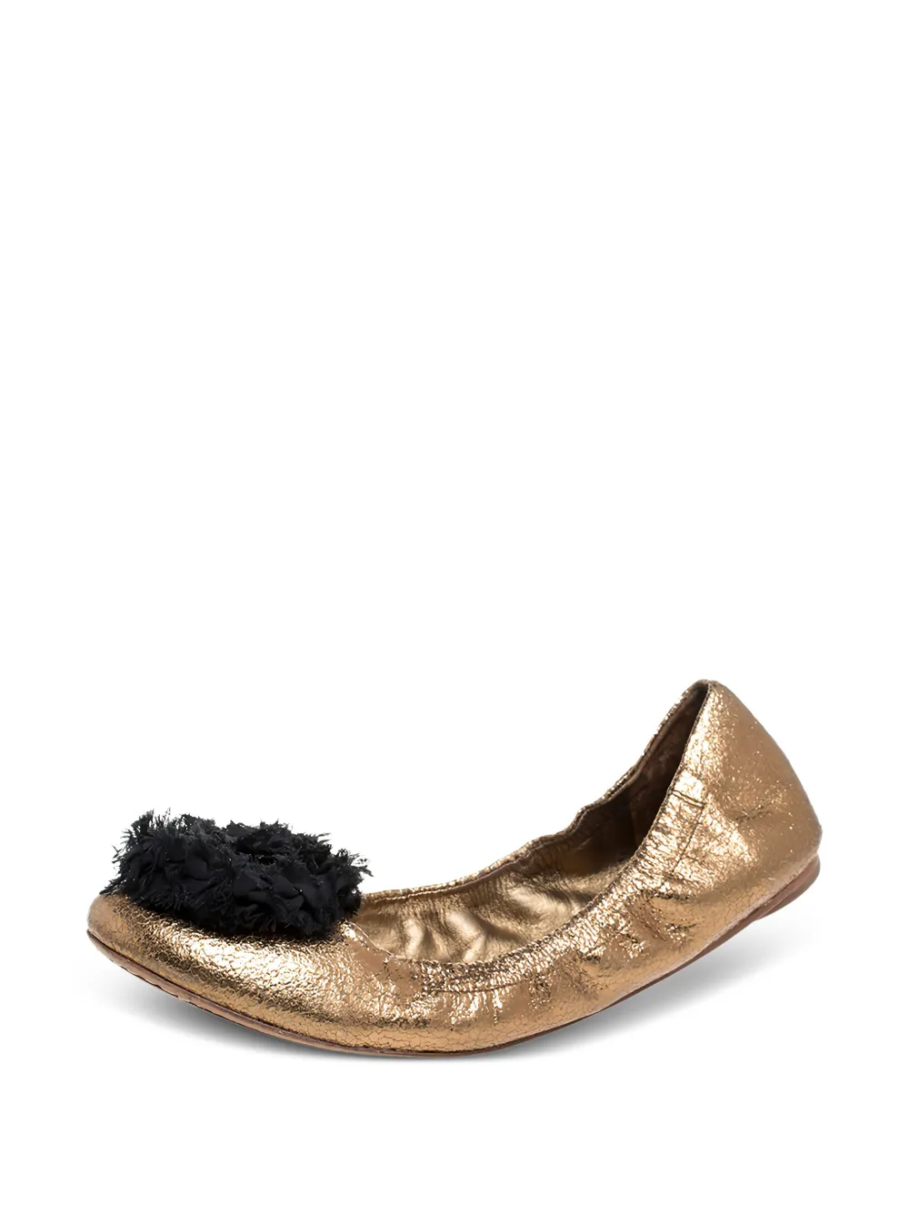 Tory Burch Leren ballerina's - Goud