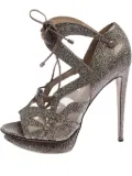 Nicholas Kirkwood leather platform sandals - Black