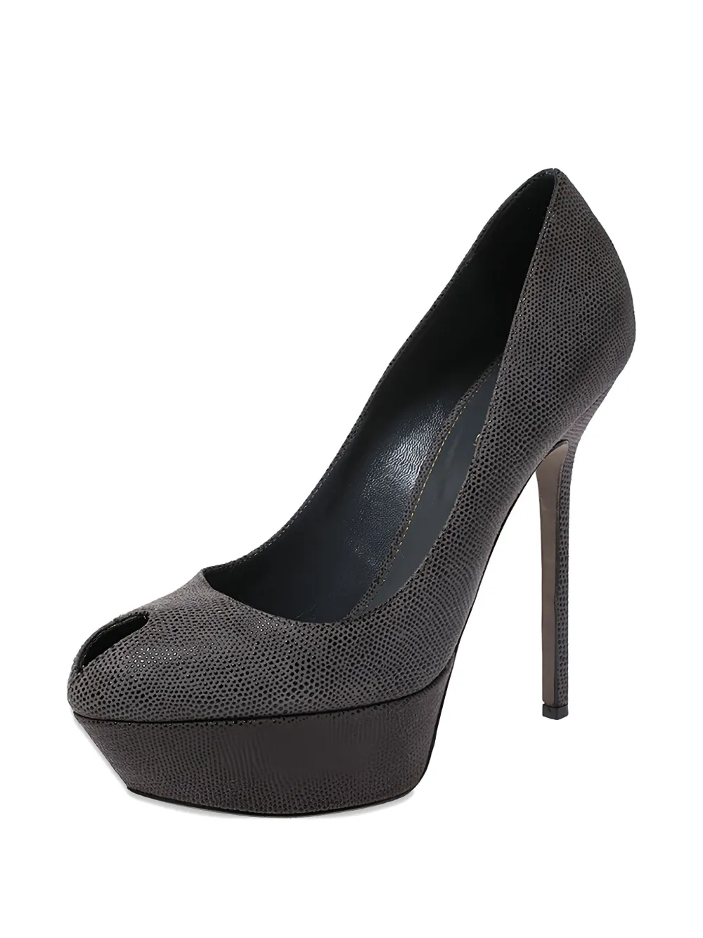 Sergio Rossi Vintage Pre-owned 140 mm pumps met plateauzool - Grijs