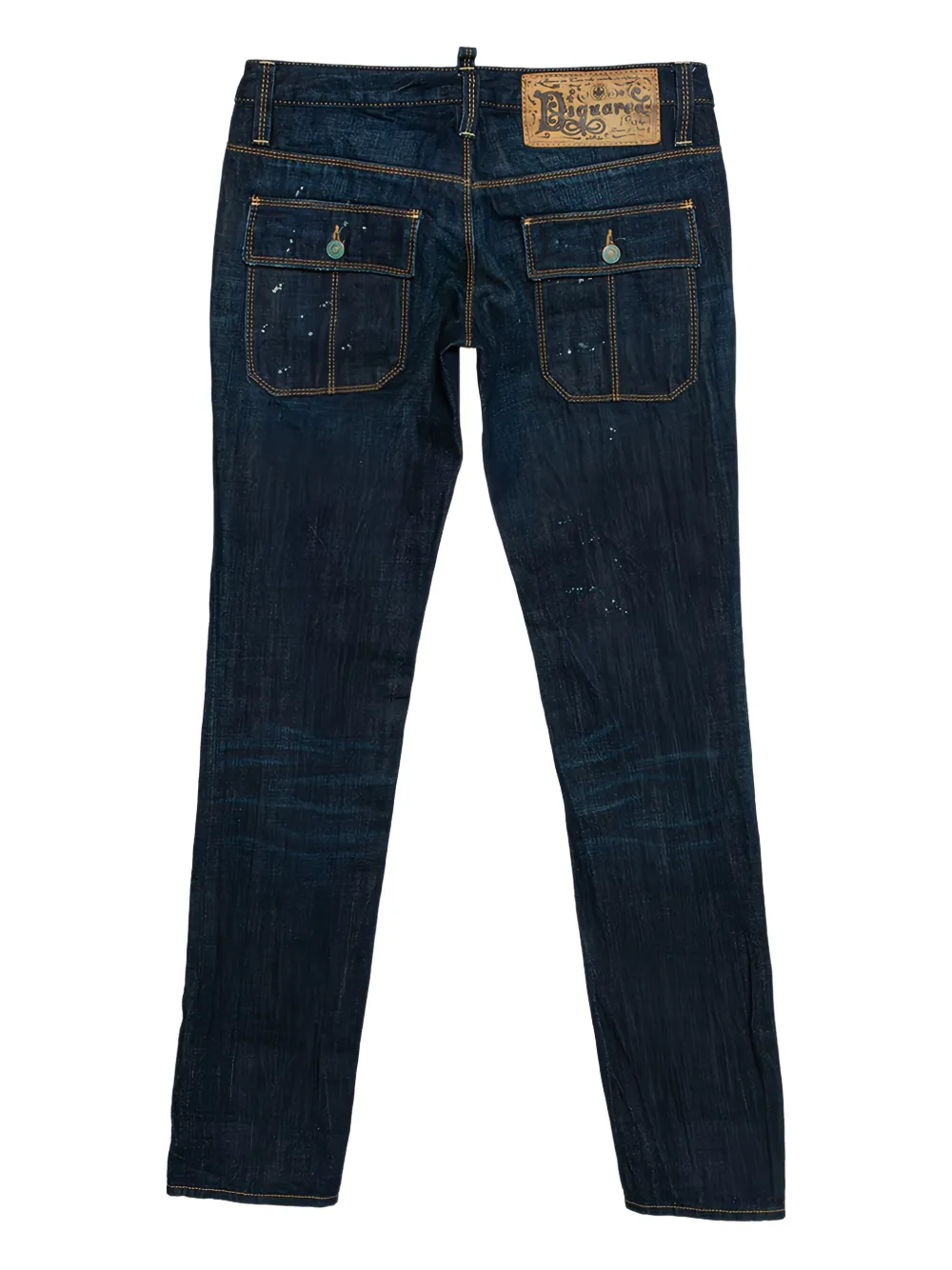 DSQUARED2 jeans de archivo con parche del logo | Image 2