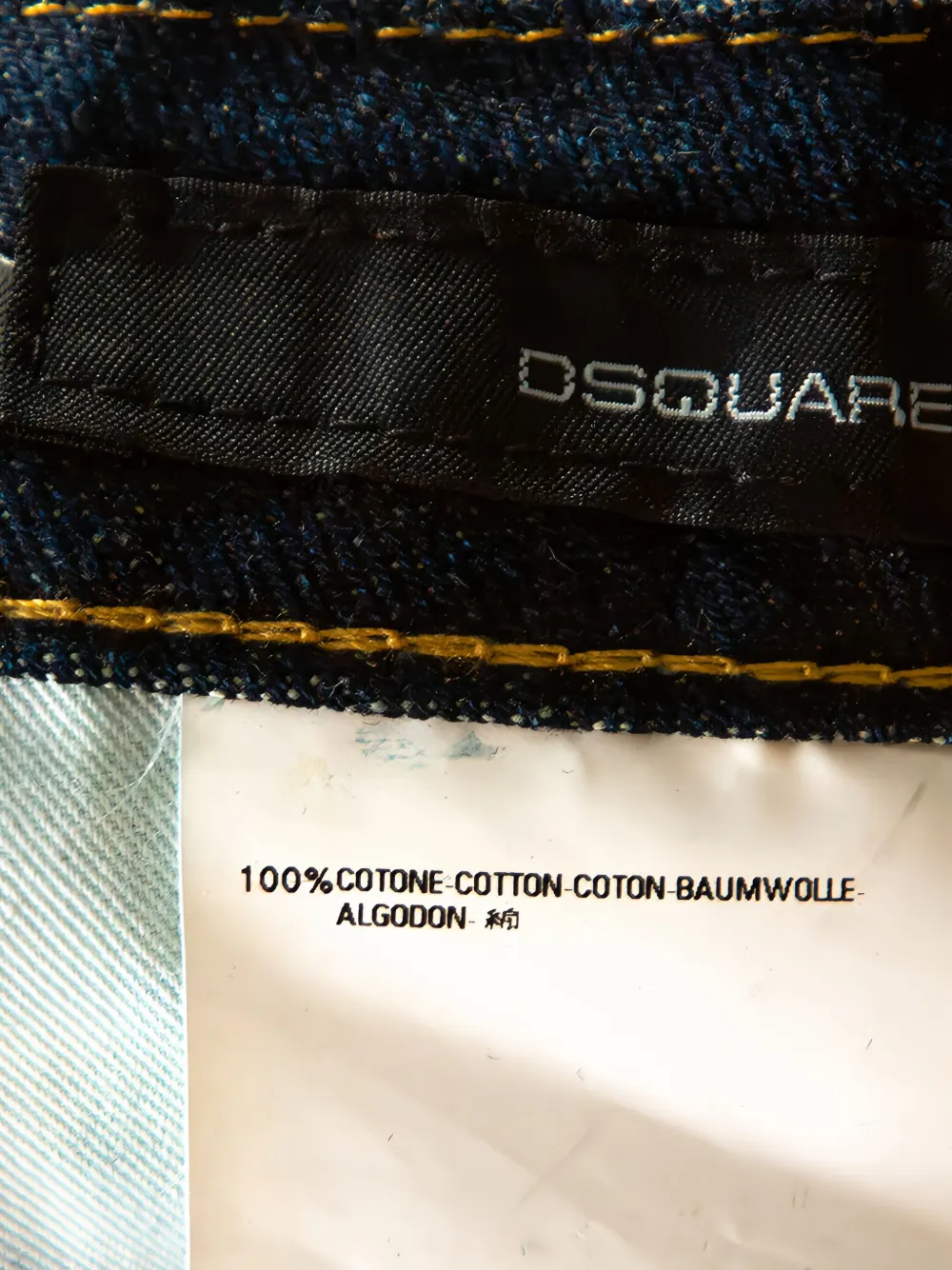 DSQUARED2 Pre-owned Logo-patch Jeans In Blue