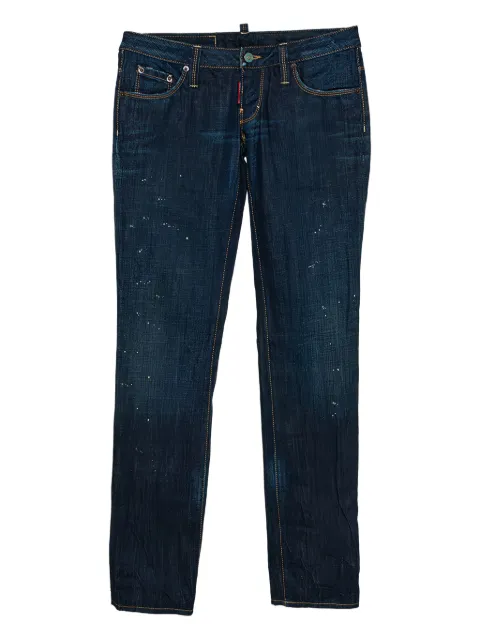 DSQUARED2 Pre-owned logo-patch jeans