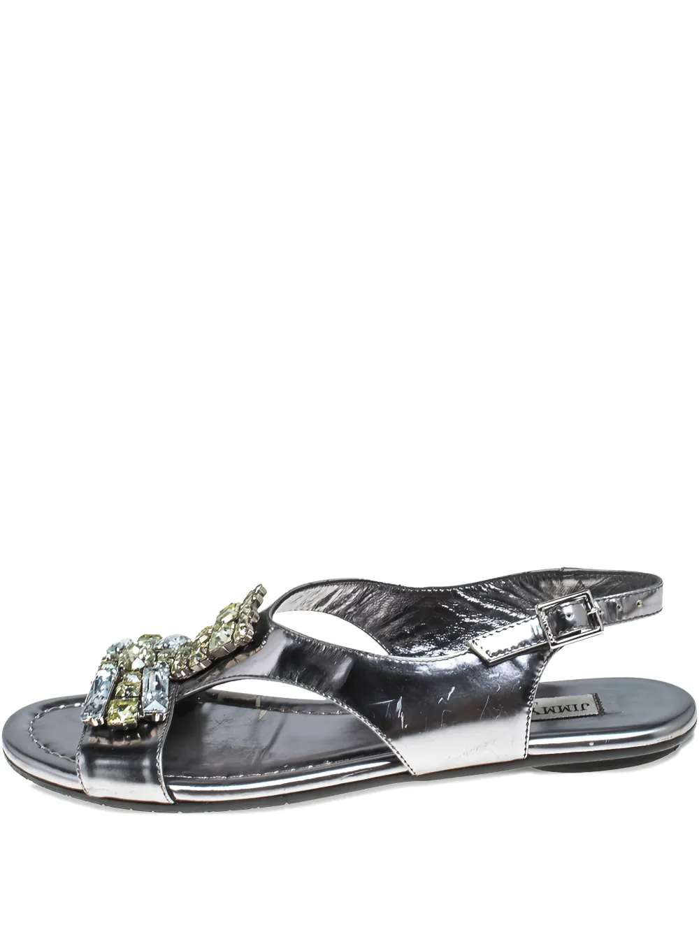 crystal-embellished sandals