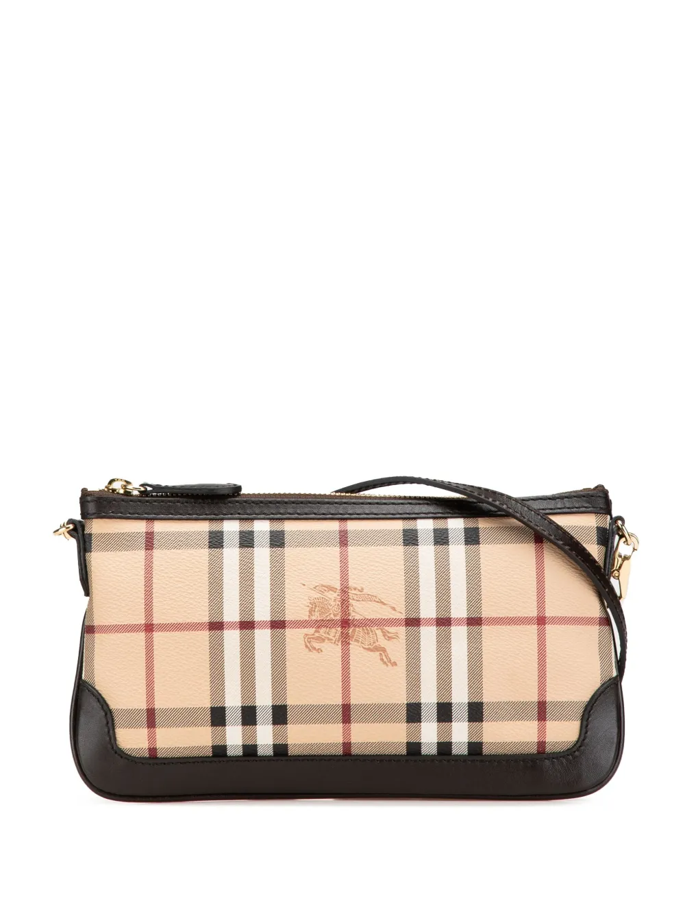 Burberry Pre-Owned 2000-2017 Haymarket Check Coated Canvas crossbody bag | Brown | Image 1