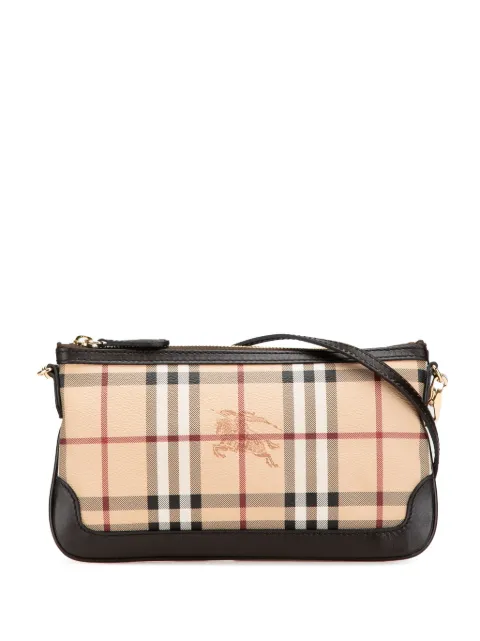 Burberry Pre-Owned 2000-2017 Haymarket Check Coated Canvas crossbody bag