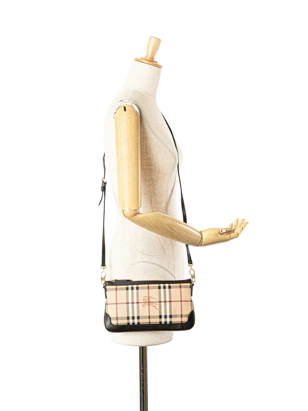 Burberry Pre-Owned 2000-2017 Haymarket Check Coated Canvas crossbody bag | Pre-Owned | Image 2