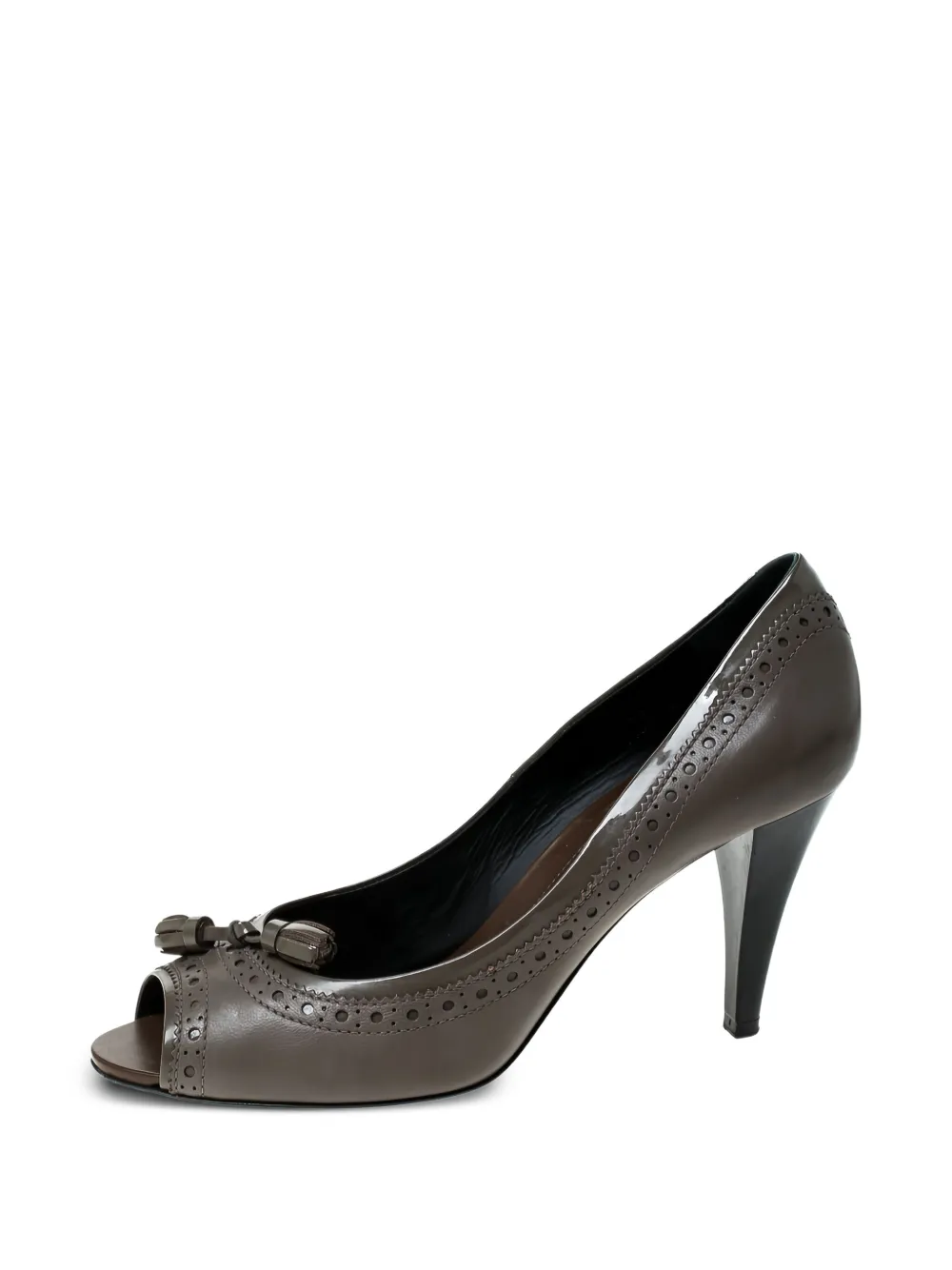 Tod's Vintage Pre-owned 90 mm pumps met kwastje - Grijs