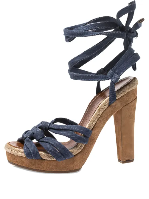 Sandales en jean 115 mm à plateforme - Marc Jacobs Vintage - Modalova