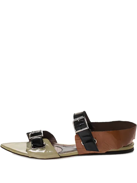 Marni Pre-Owned leather buckle sandals