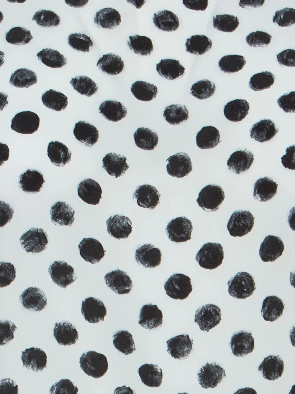 Pre-owned Dolce & Gabbana Polka-dot Silk Top In White