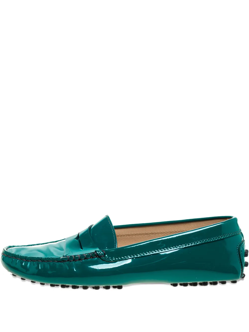 Tod's Vintage Gommini ドライビングシューズ - グリーン Tod's Vintage Gommini ドライビングシューズ - グリーン