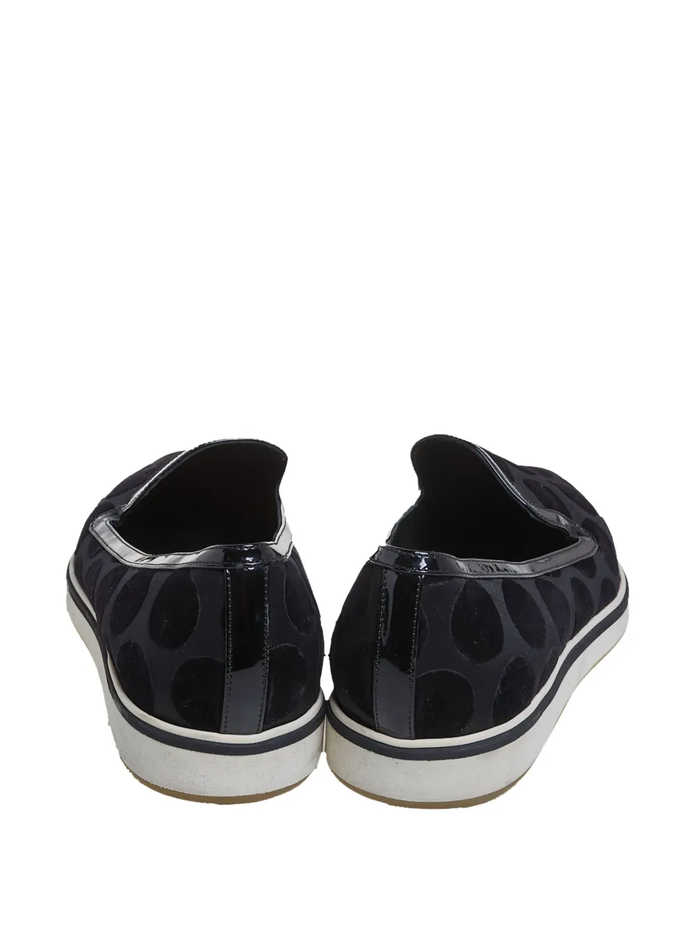 Nicholas Kirkwood Fluwelen loafers met stippen - Zwart