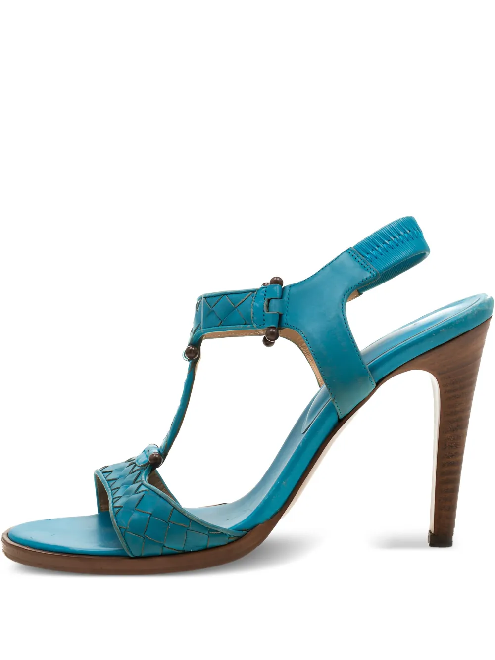 Intrecciato leather sandals