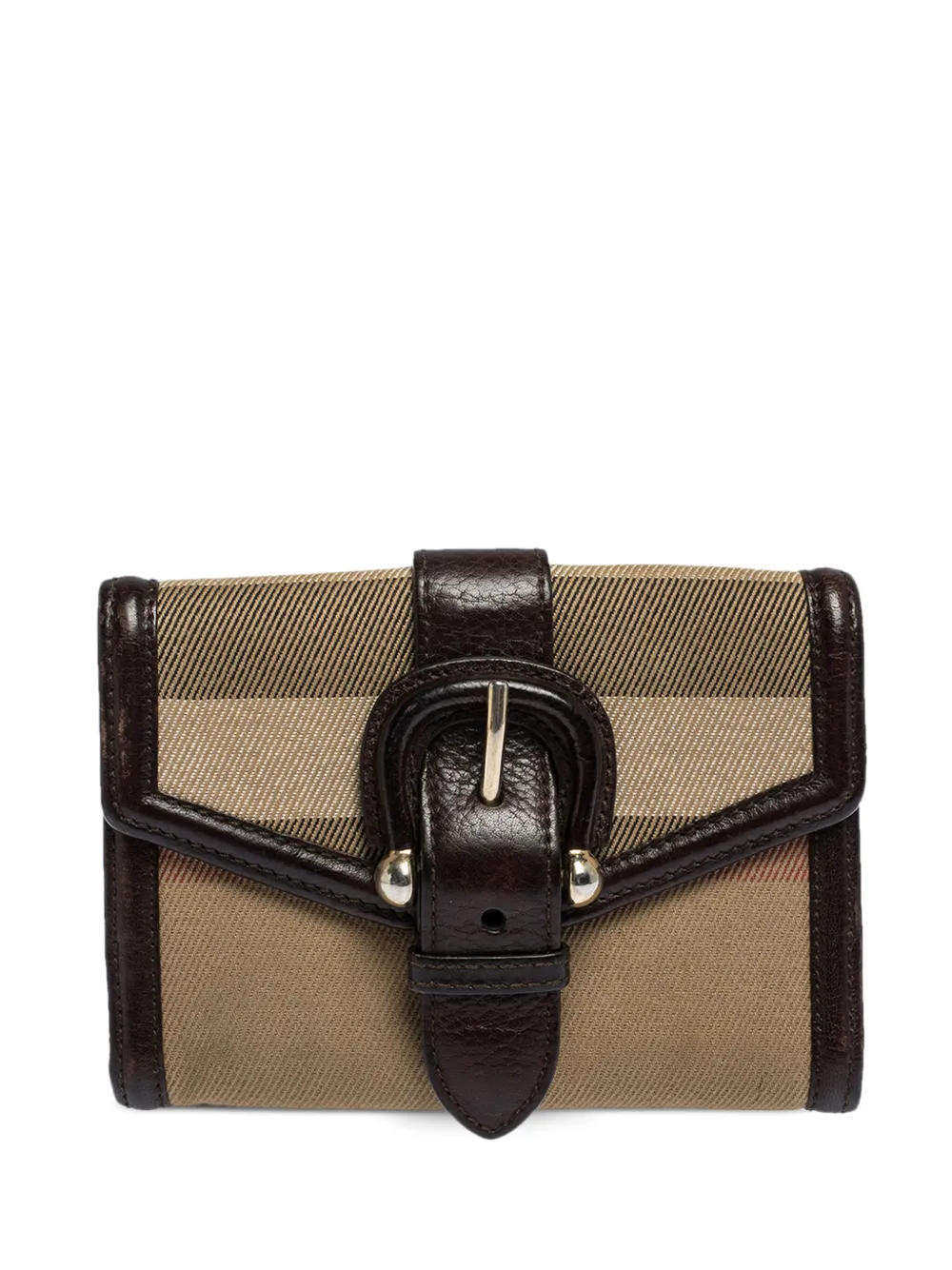 check buckle wallet