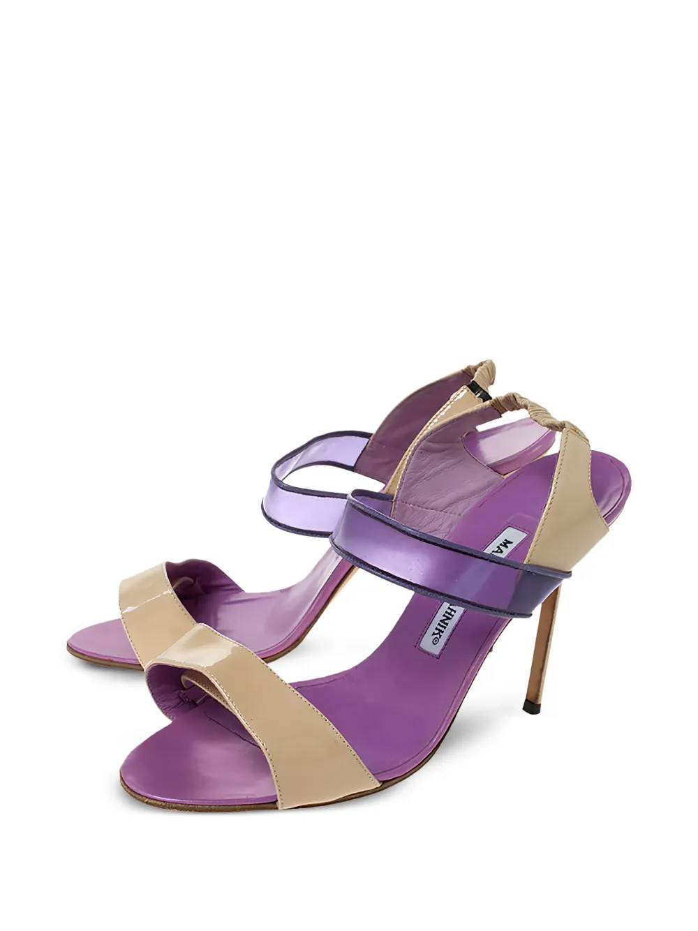 Manolo Blahnik pre-owned 110mm two-tone sandals | Image 2