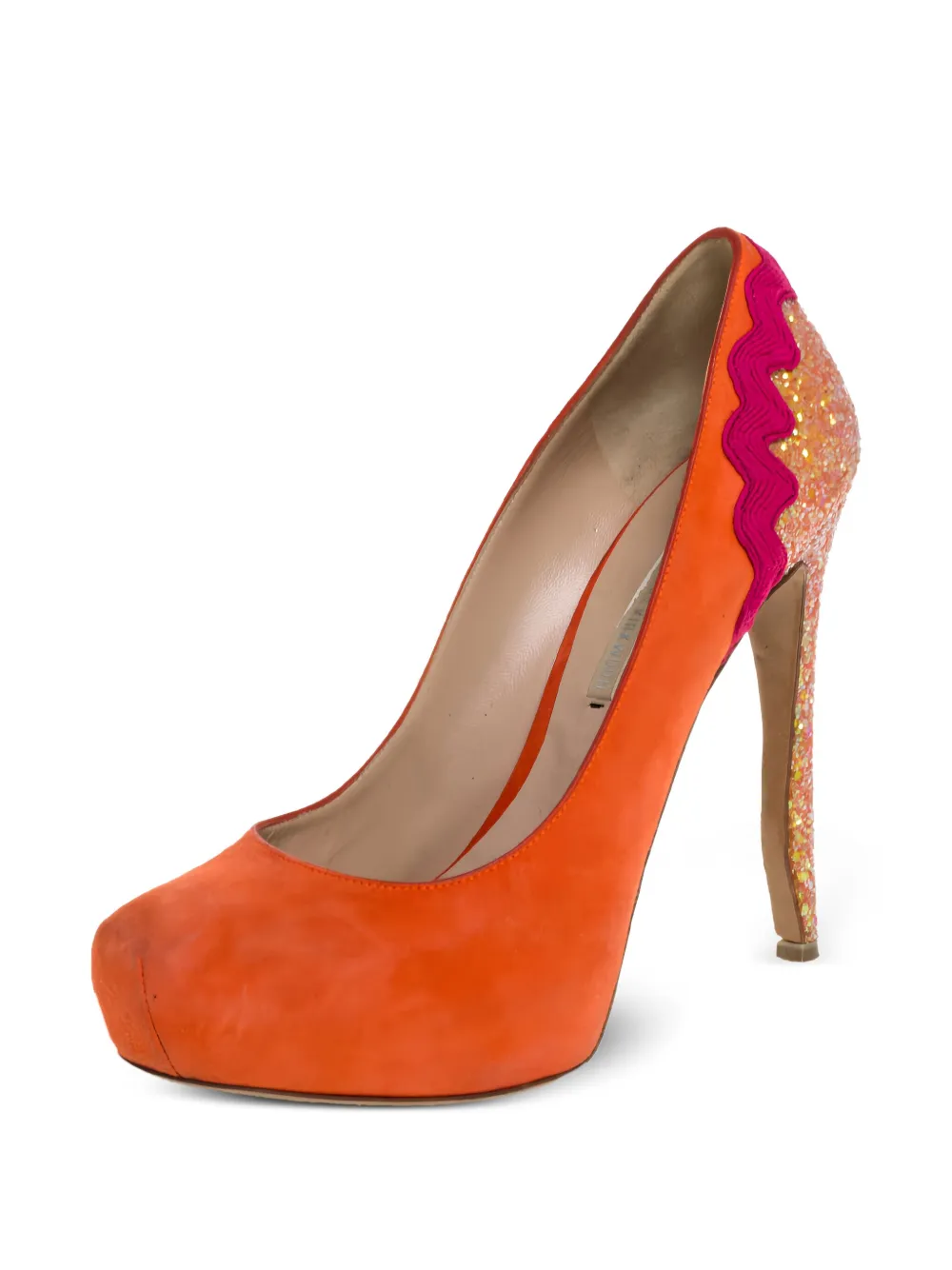 Nicholas Kirkwood pre-owned 130mm glitter-detail pumps | Image 2