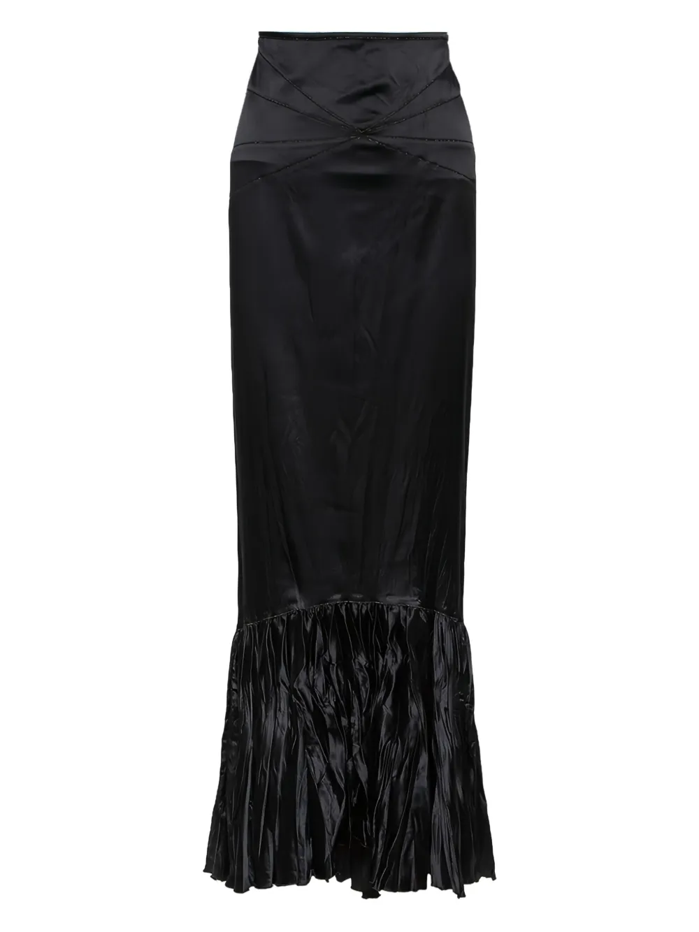 Roberto Cavalli Vintage pleated maxi skirt | Black | Image 1