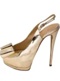 Giuseppe Zanotti Vintage 155mm peep-toe platform pumps - Gold