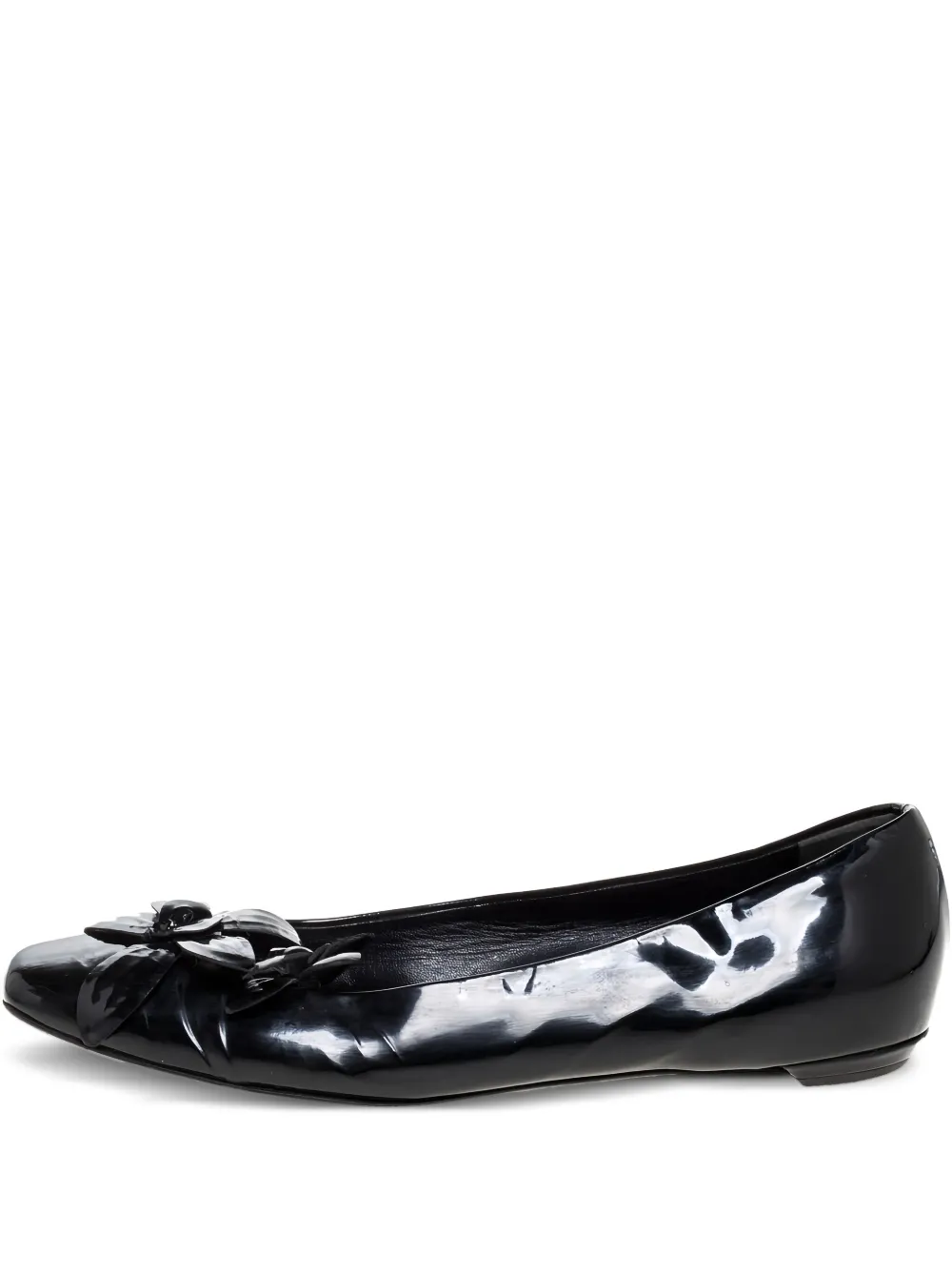 leather ballet flats