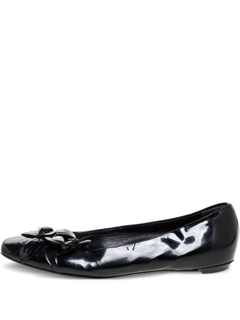 Gucci Pre-Owned leather ballet flats 