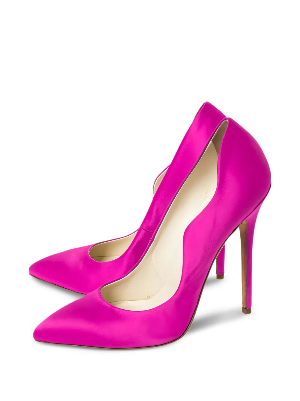 Brian Atwood zapatillas Besame de archivo satinadas con tacón de 120mm | Image 2