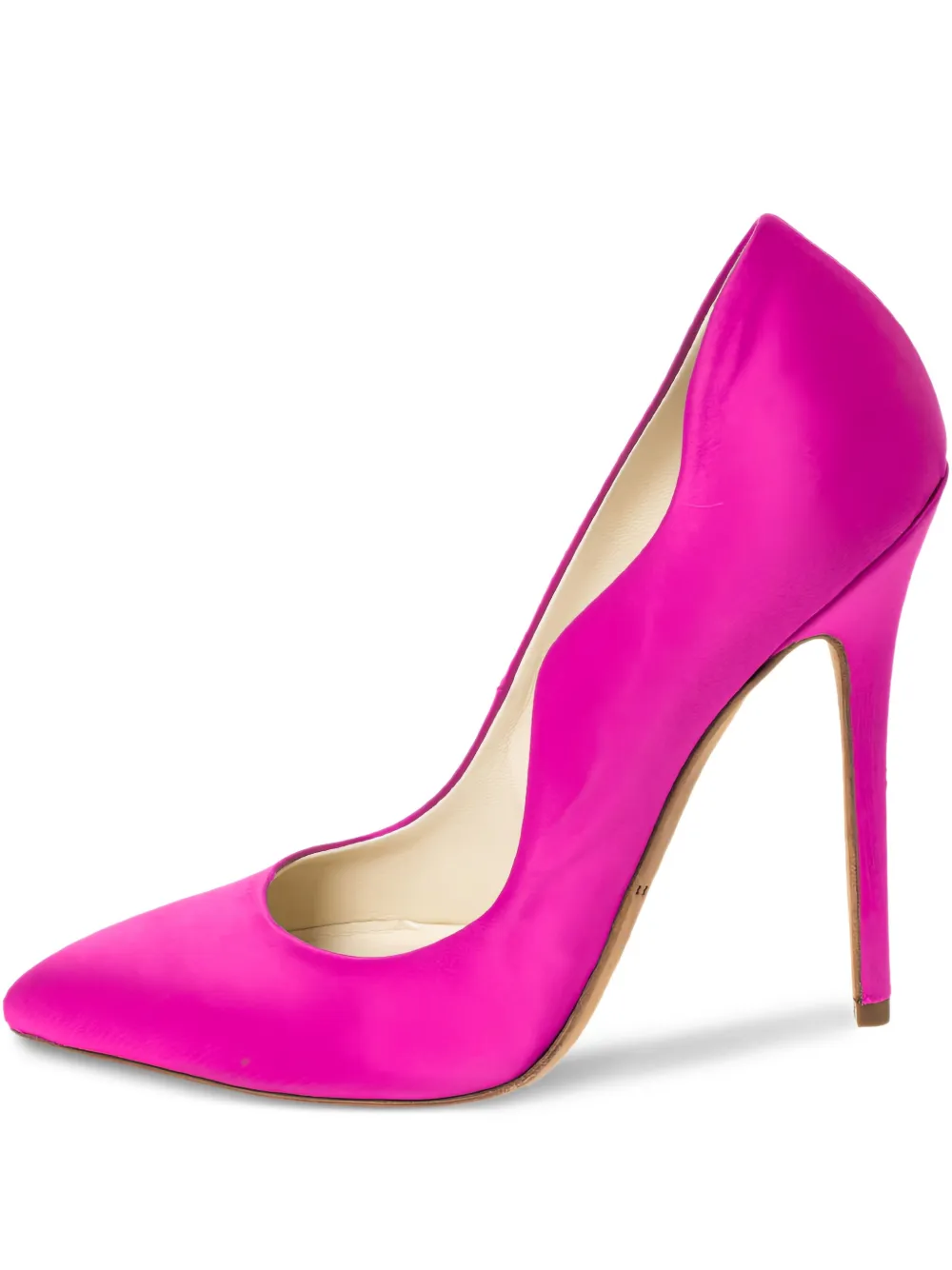 Brian Atwood zapatillas Besame de archivo satinadas con tacón de 120mm | rosado | Image 1