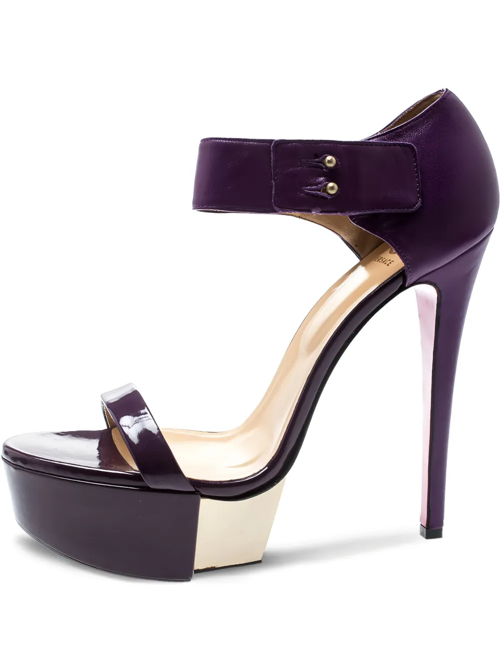 Pre-owned Versace 145mm Leather Sandals