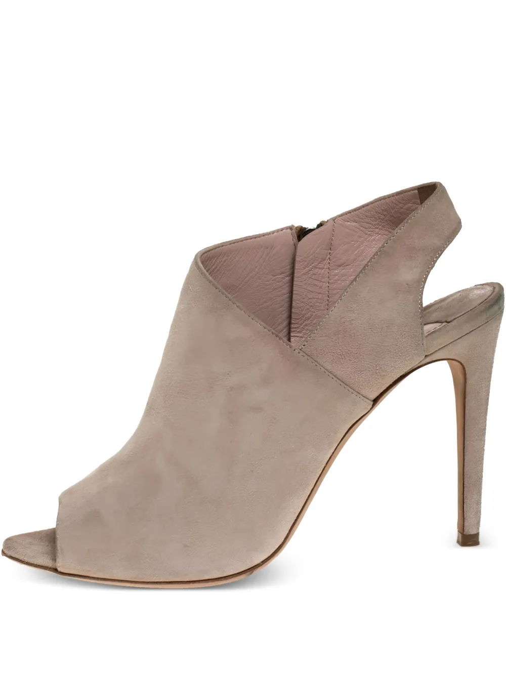 Miu Miu Pre-Owned suede heeled sandals | Neutrals | Image 1
