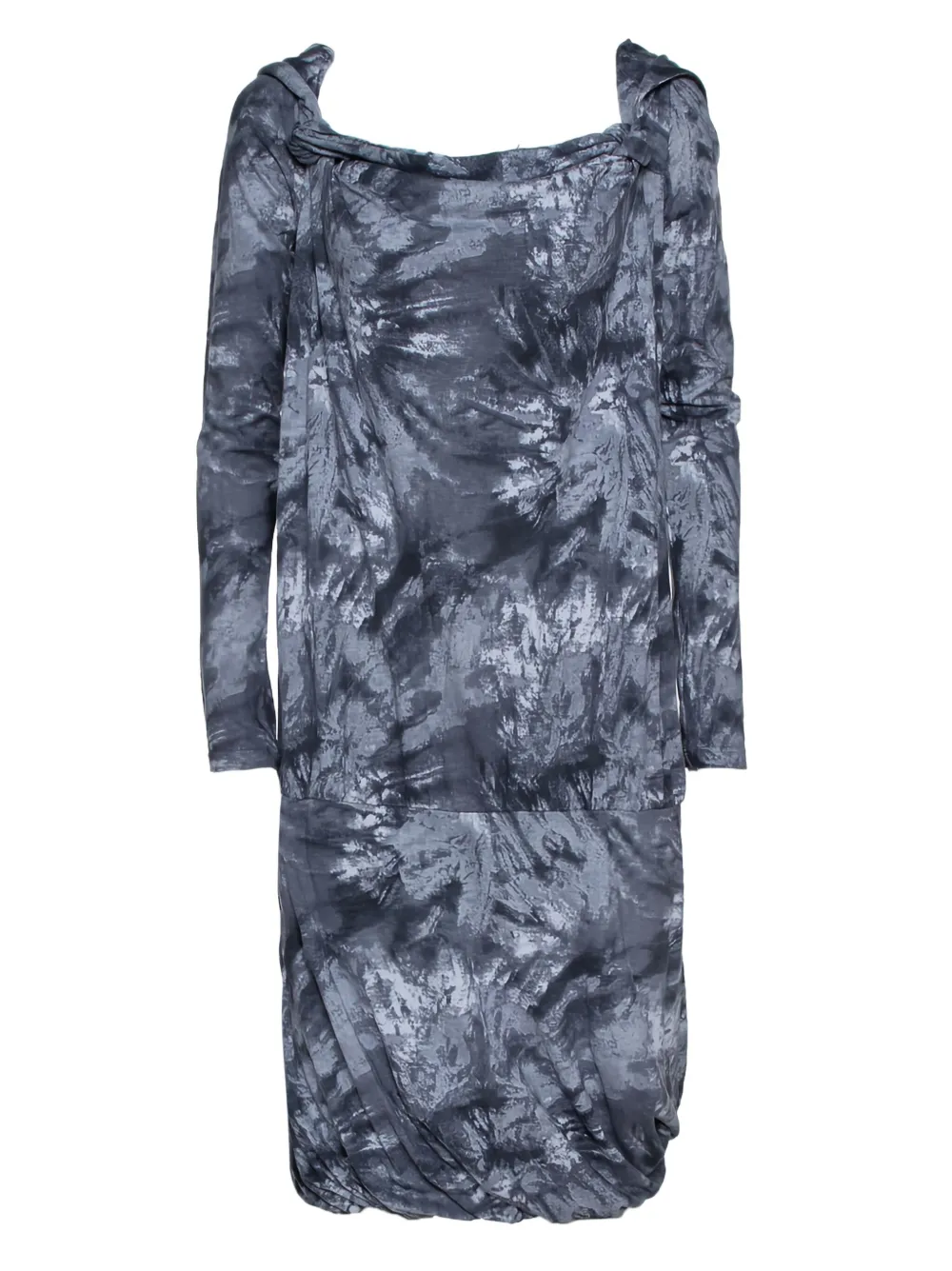 abstract-print dress