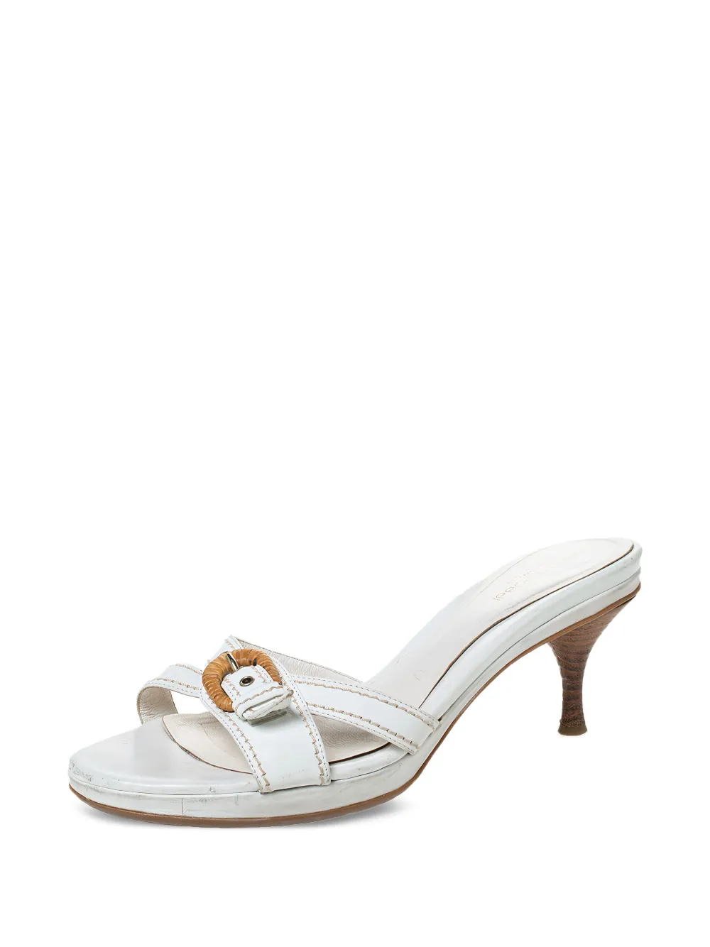 Sergio Rossi Vintage Pre-Owned 70mm leather heeled sandals | Image 2