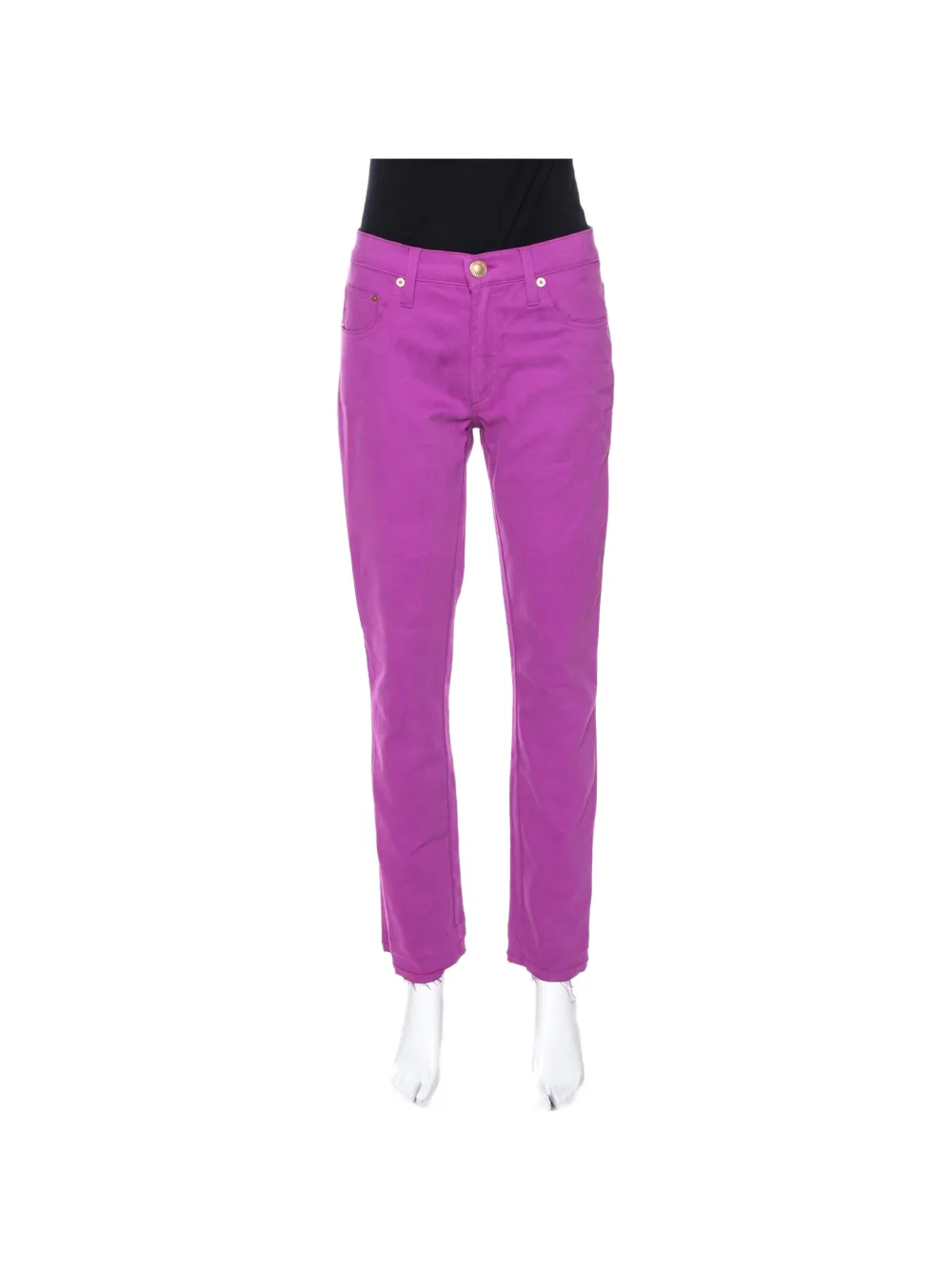 Versace Pre-Owned embroidered jeans - Viola