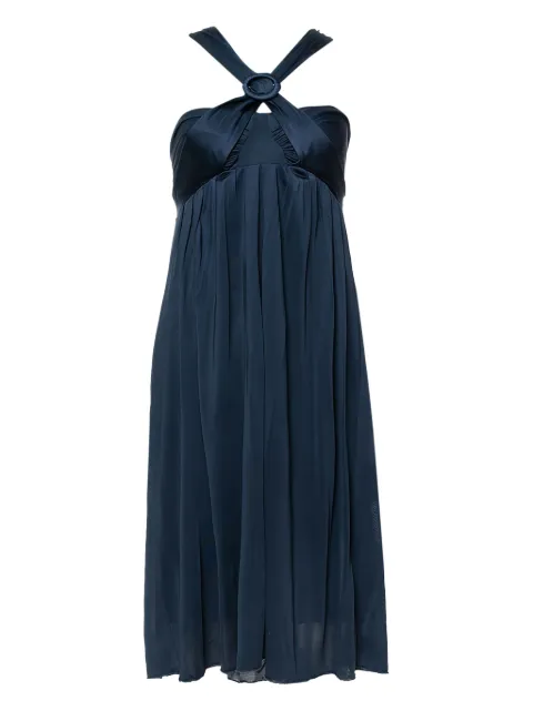 Max Mara vestido midi de archivo en seda
