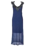 Missoni Pre-Owned v-neck dress - Blue