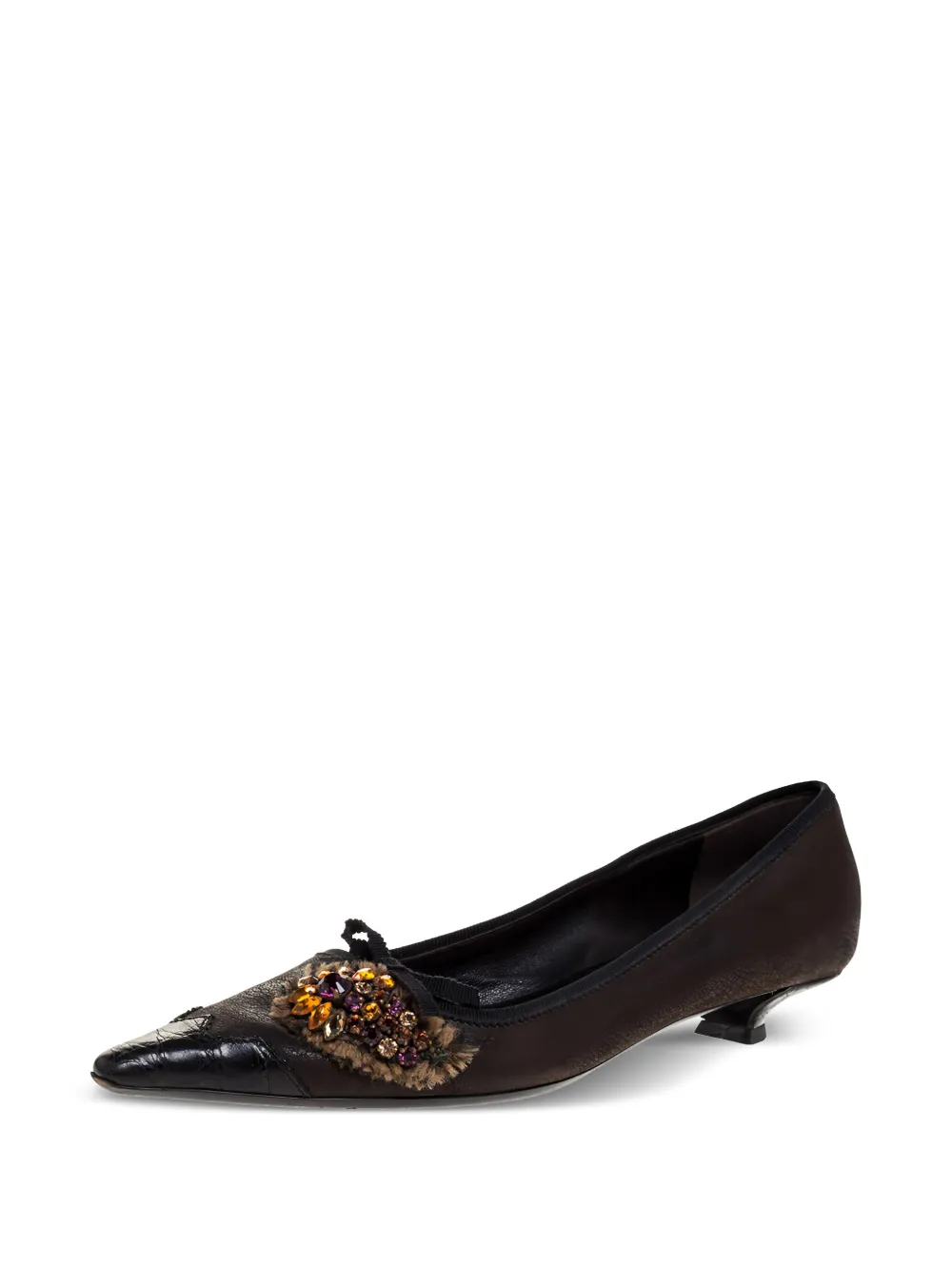 Prada Pre-Owned zapatillas con puntera en punta | Image 2