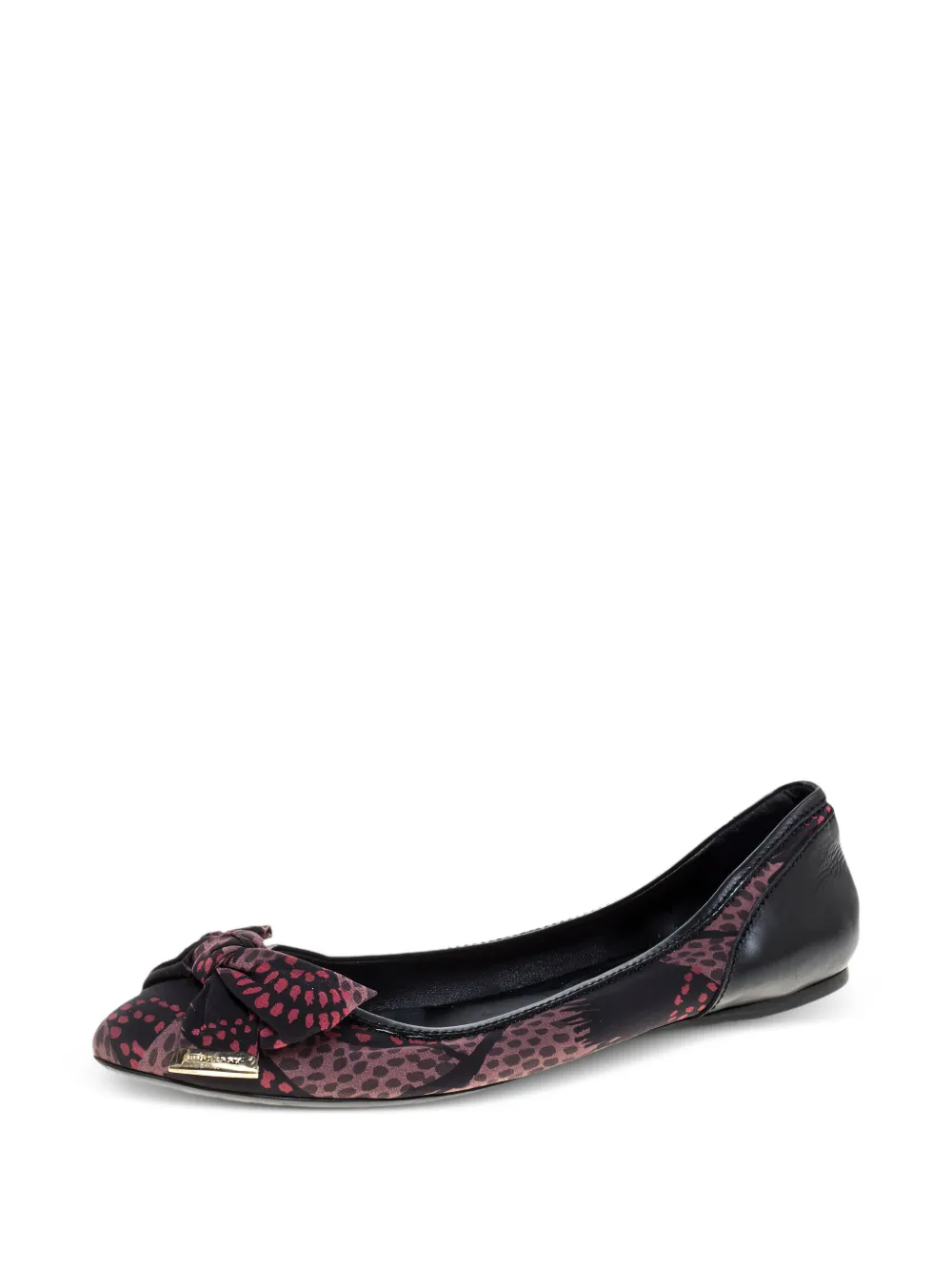 Burberry Pre-Owned bow-detail pattern ballet flats | Pre-Owned | Image 2