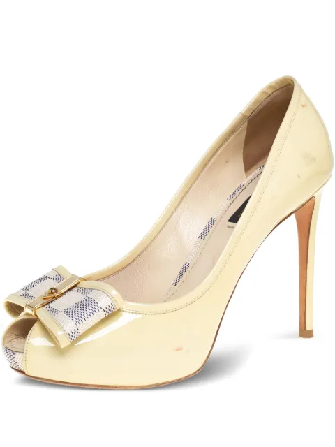 Louis Vuitton Pre-Owned bow-detail heeled pumps