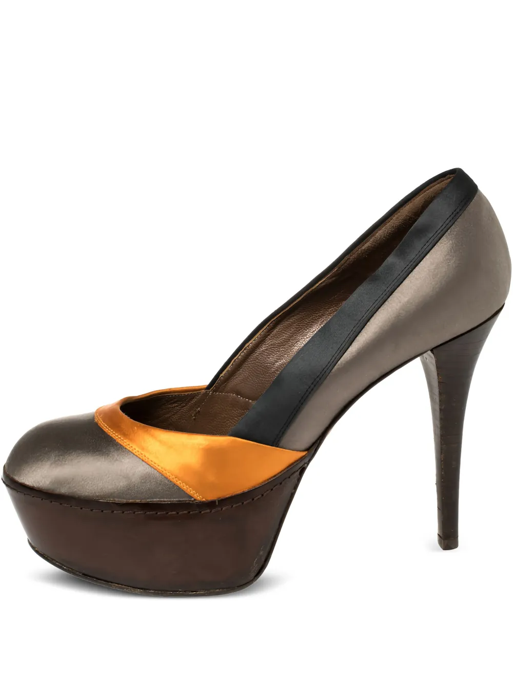 Marni Pre-Owned platform pumps | Brown | Image 1