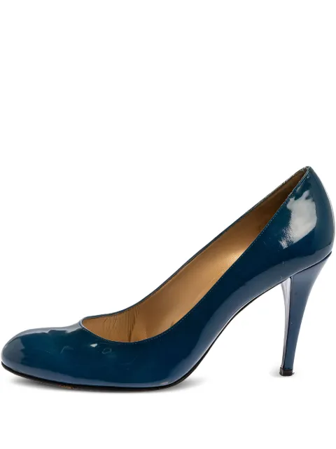 Stuart Weitzman 100mm leather heeled pumps