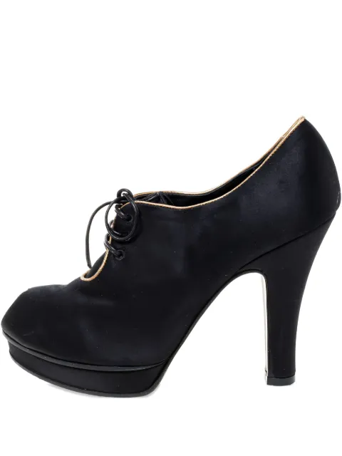 Fendi Pre-Owned 110mm leather ankle boots