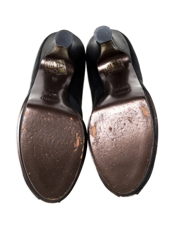 Fendi Pre-Owned アンクルブーツ | ブラック | FARFETCH JP
