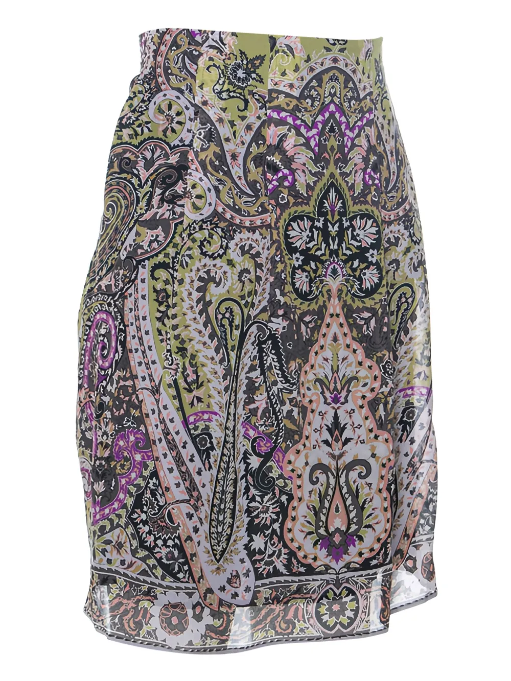 Etro Pre-Owned paisley-print silk skirt | Image 2