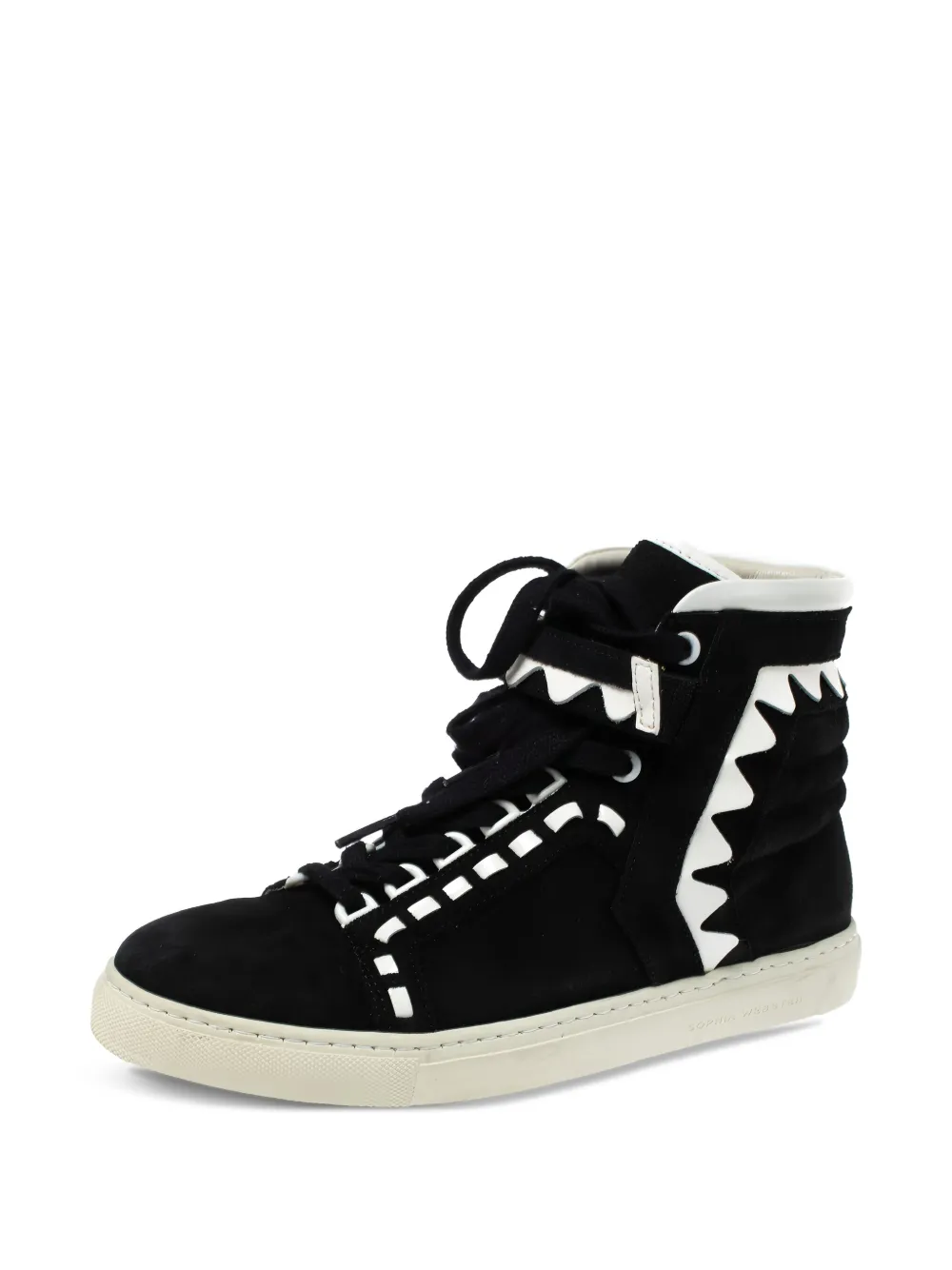 Sophia Webster contrast-stitching high-top sneakers | Image 2