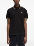 Fred Perry tipped polo shirt - Black